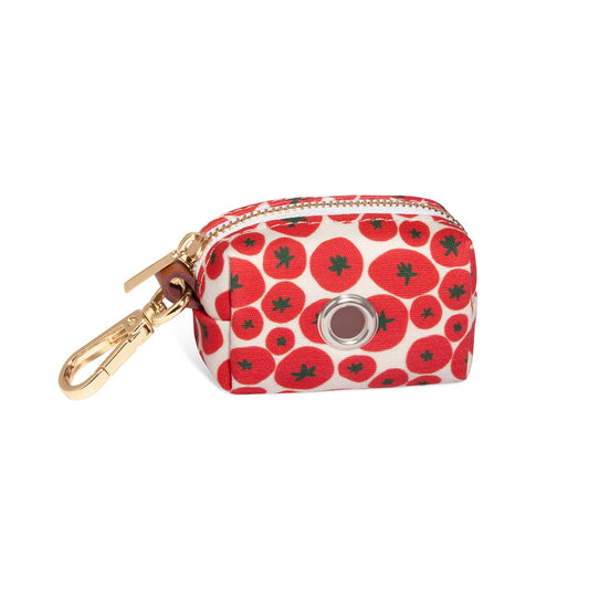 Porte-sac à crotte tomate