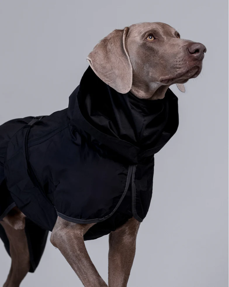 Imperméable réfléchissant noir