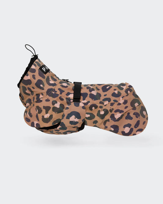 Imperméable réfléchissant léopard