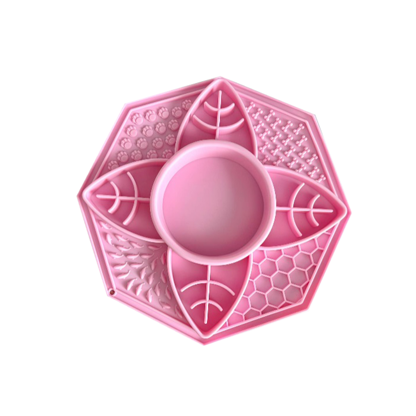 Tapis de léchage Lotus