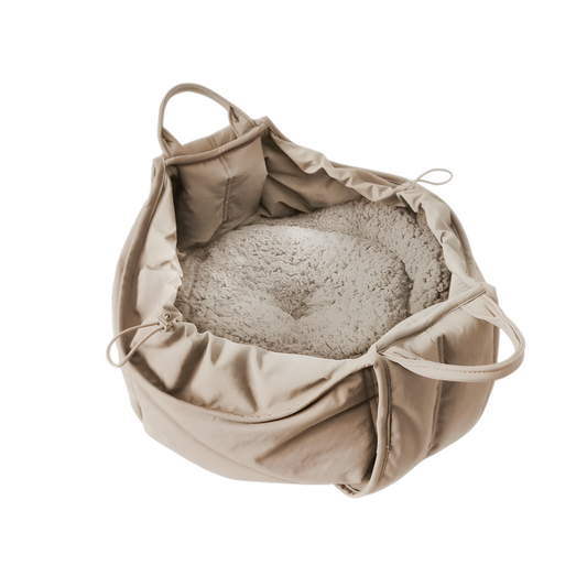 2-en-1 Sac de Transport Bandoulière et Panier Réversible