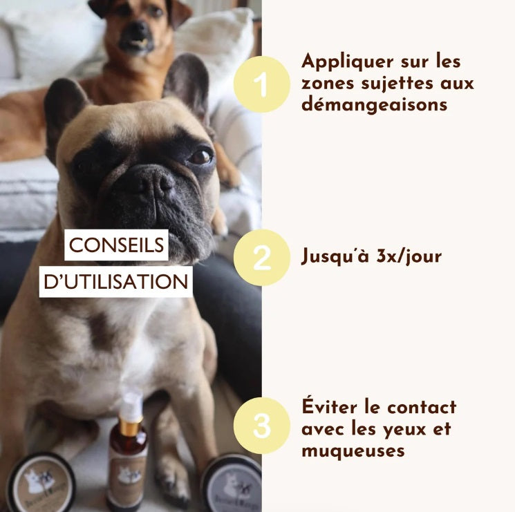 Lotion Apaisante pour Chien Eau Miraculeuse 100 mL