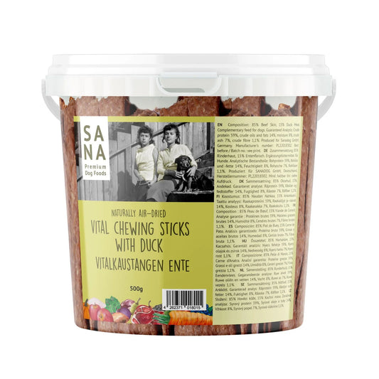 Seau de bâton de mastication vital Canard 500g