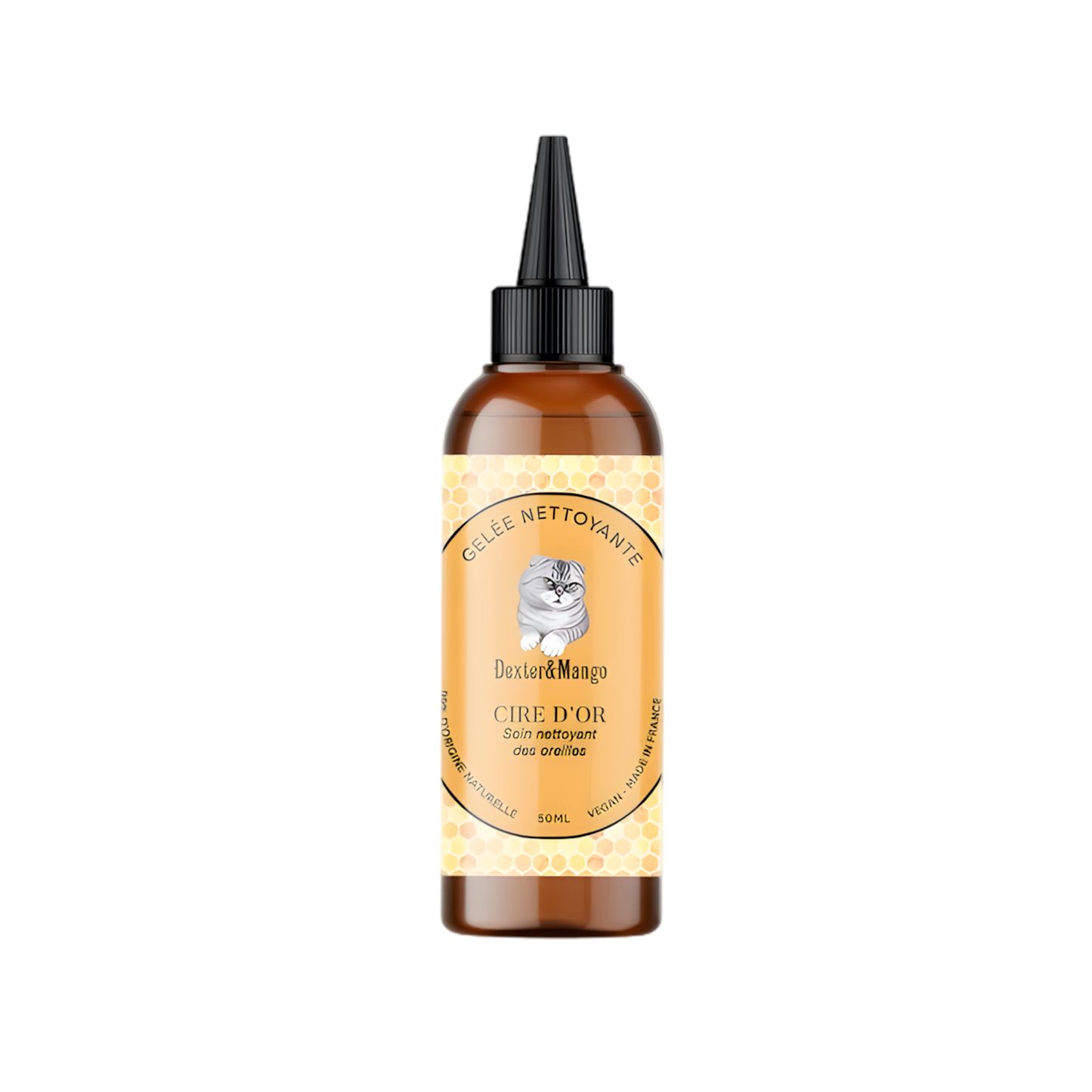 Gelée Nettoyante Oreilles pour Chat Cire d'Or 50 mL