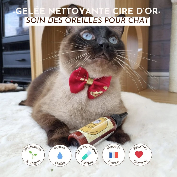 Gelée Nettoyante Oreilles pour Chat Cire d'Or 50 mL