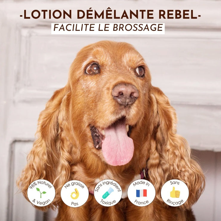 Lotion Démêlante pour Chien et Chat Rebel 200 mL