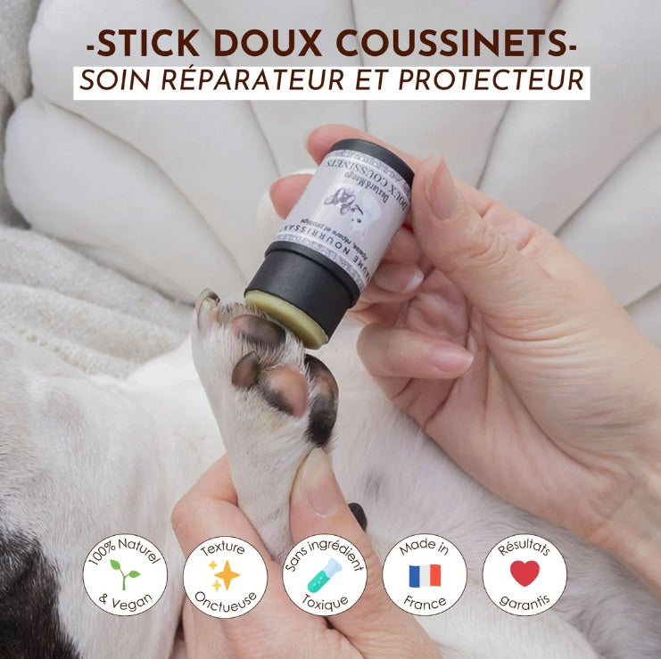 Coussinet de chien abimé : Stick Doux coussinets