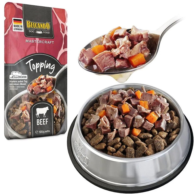 Topping avec Bouillon pour Chien - Boeuf et Carottes