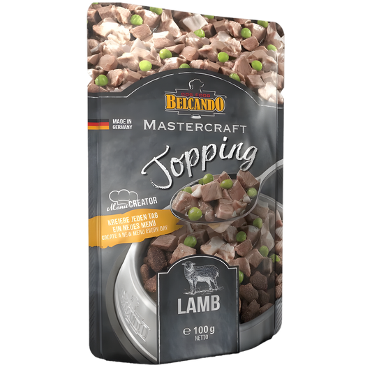 Topping avec Bouillon pour Chien - Agneau et Petits Pois
