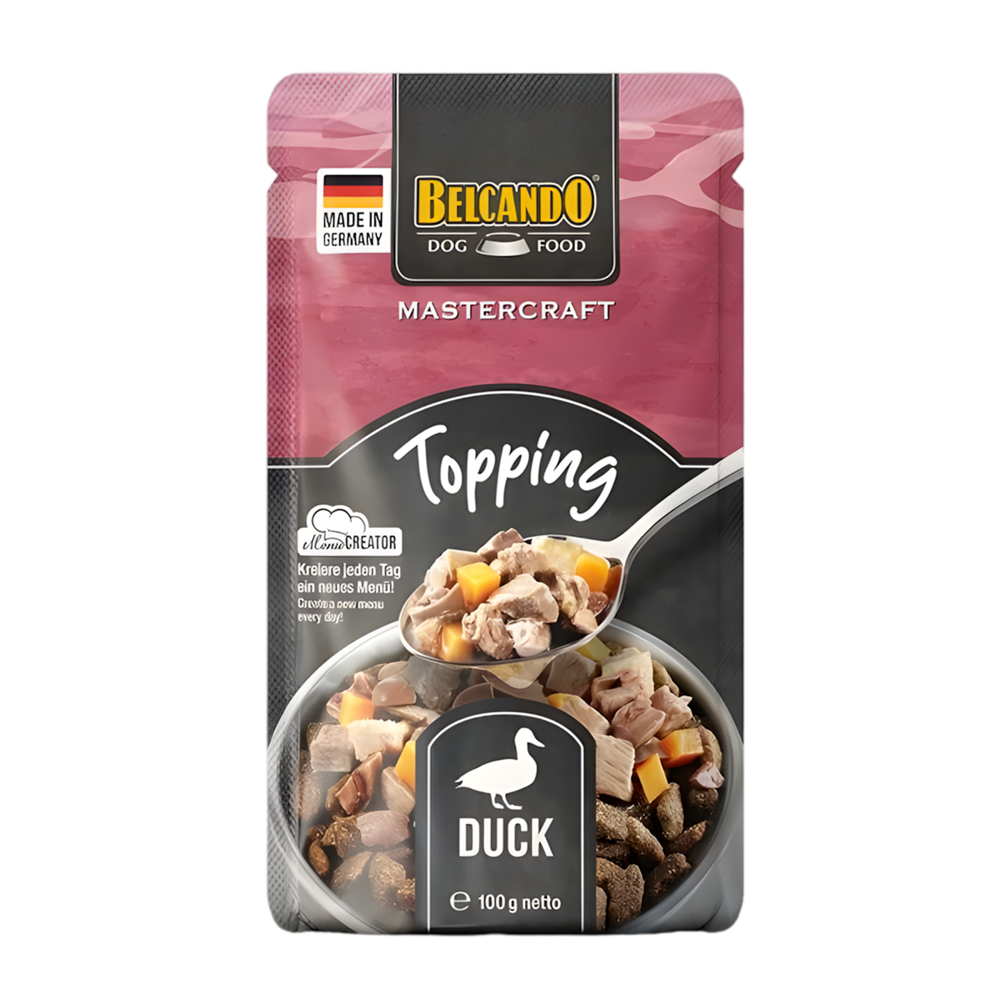 Topping avec Bouillon pour Chien - Canard et Patate Douce