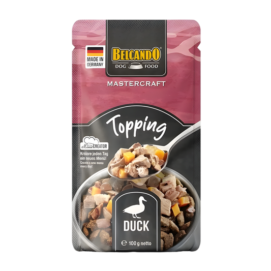 Topping avec Bouillon pour Chien - Canard et Patate Douce