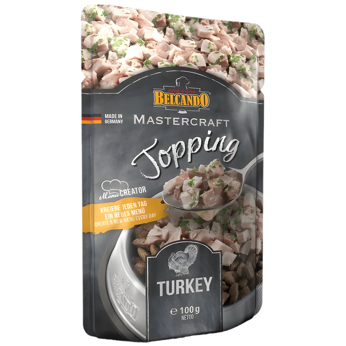 Topping avec Bouillon pour Chien - Dinde et Persil