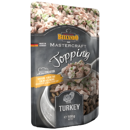 Topping avec Bouillon pour Chien - Dinde et Persil