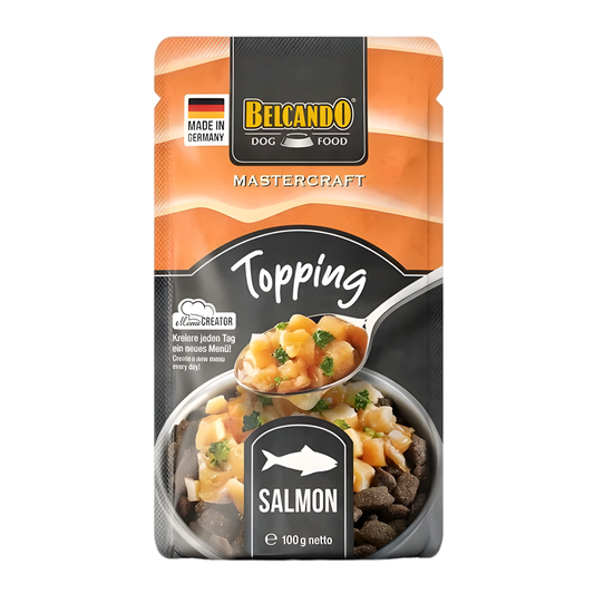 Topping avec Bouillon pour Chien - Saumon et Brocoli