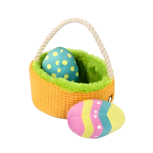 Jouet de Fouille pour Chien - Panier Œufs de Pâques
