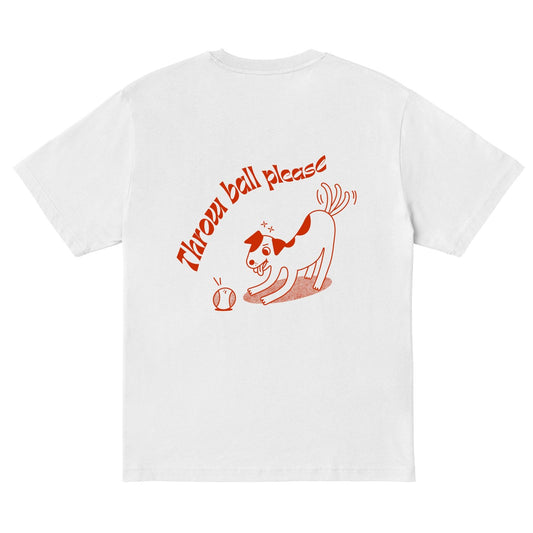T-shirt manches courtes Throw Ball Please